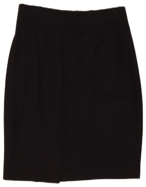 Gonna a tubino da donna Marks & Spencer UK 14 Large W32 viscosa nera
