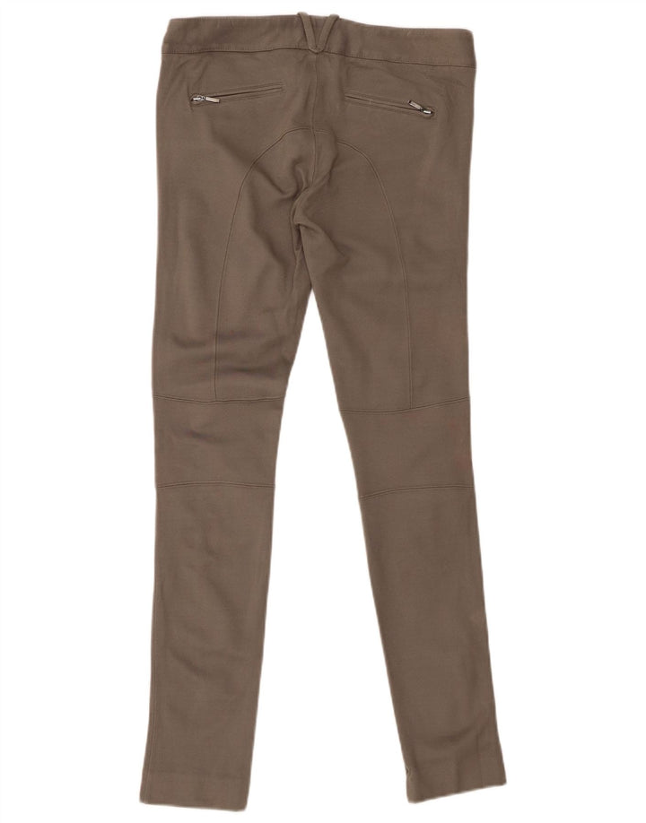 MASSIMO DUTTI Pantaloni casual skinny da donna EU 36 XS W26 L29 Khaki Modal