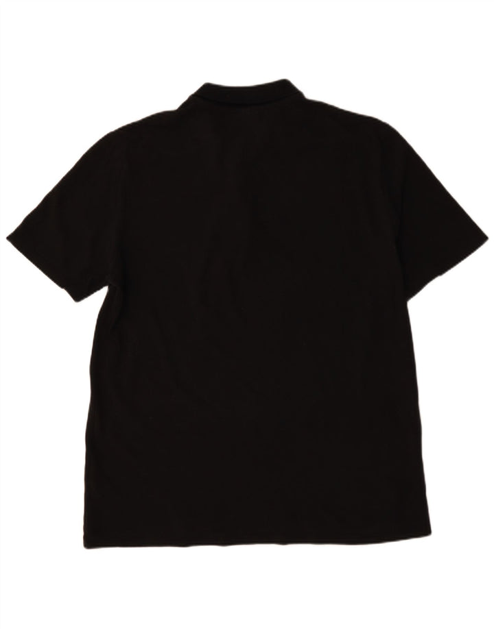 Polo da uomo UMBRO 2XL in cotone nero