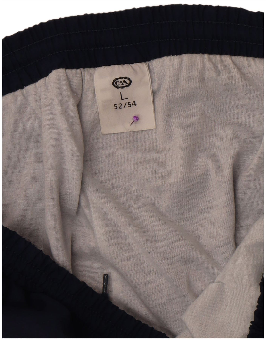 Pantaloni da tuta da uomo C&A Joggers Large Blu navy Colourblock in poliammide