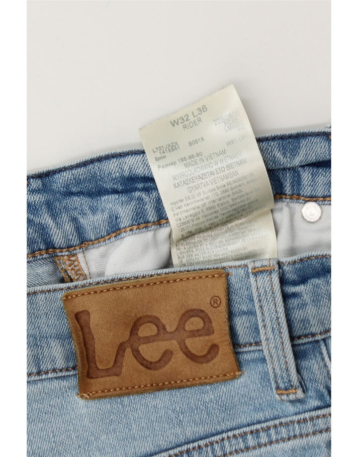 Jeans LEE Rider Slim da uomo W32 L36 in cotone blu
