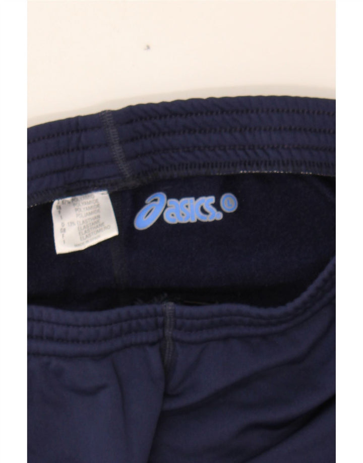 ASICS Womens Tracksuit Trousers Large  Navy Blue Polyamide Vintage Asics and Second-Hand Asics from Messina Hembry 