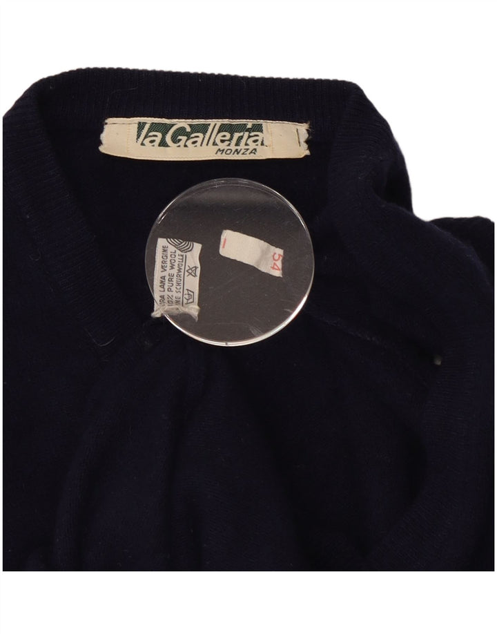 Canotta vintage da uomo IT 54 XL blu navy