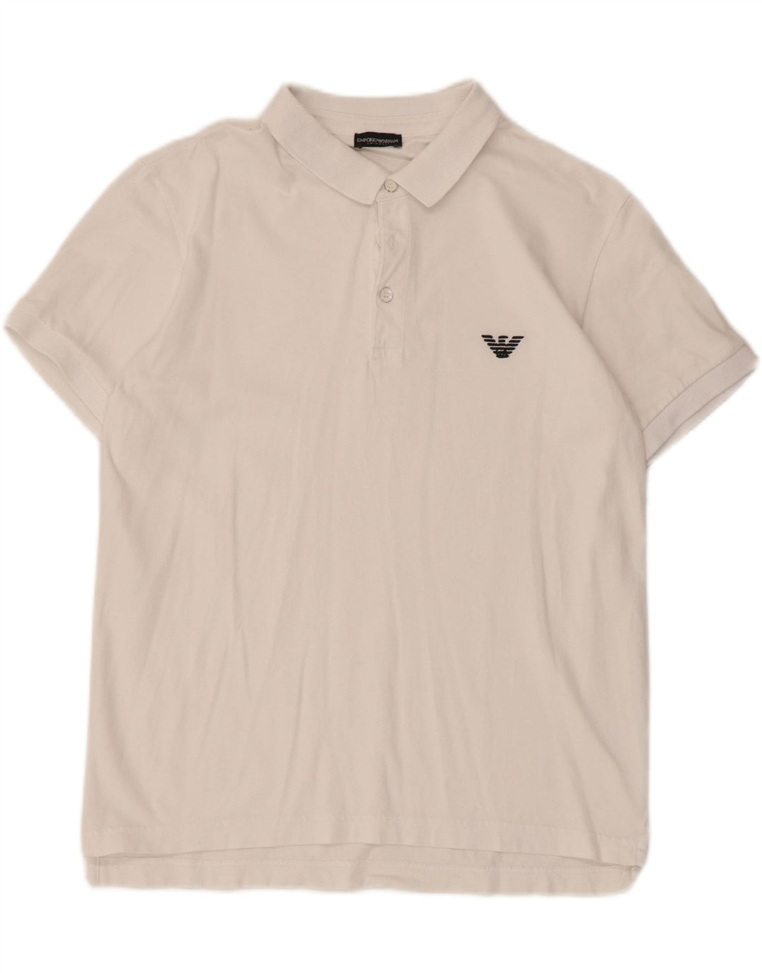 Polo Emporio Armani da uomo di colore bianco medio
