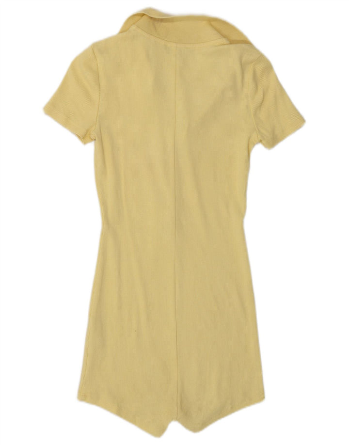 Tutina corta a maniche corte da donna Zara UK 8 Small gialla