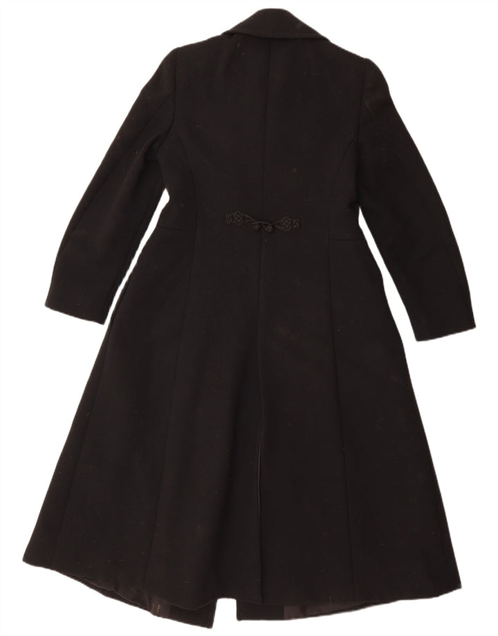 Cappotto vintage da donna UK 10 piccolo nero