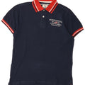 Polo da uomo North Sails Large in cotone color block blu navy