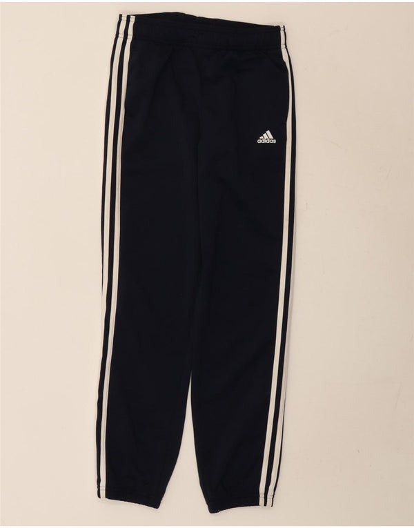 Pantaloni da tuta da ragazzo Adidas Joggers 11-12 anni in poliestere blu navy