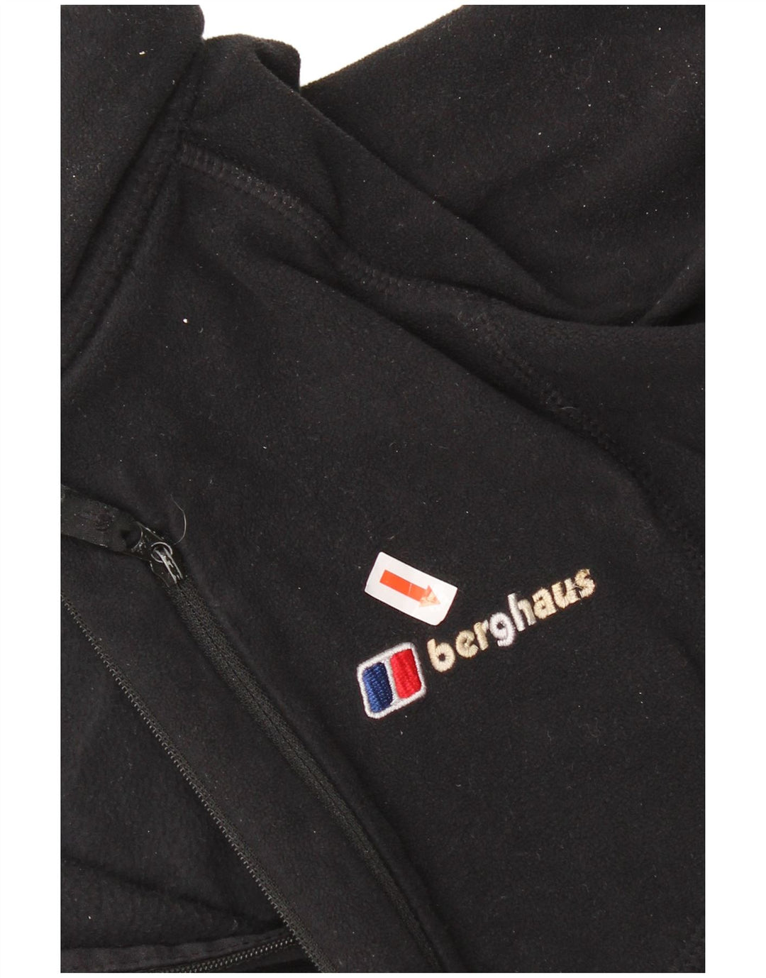 Maglione in pile da uomo Berghaus con zip e collo 2XL poliestere nero