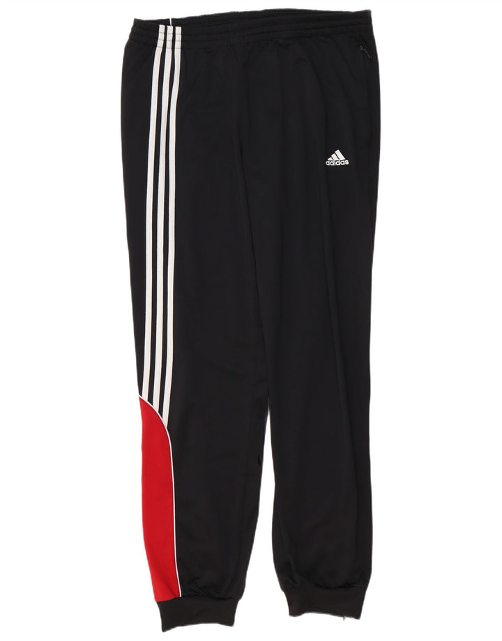 Pantaloni da tuta da uomo ADIDAS Joggers UK 46/48 XL Nero Colourblock