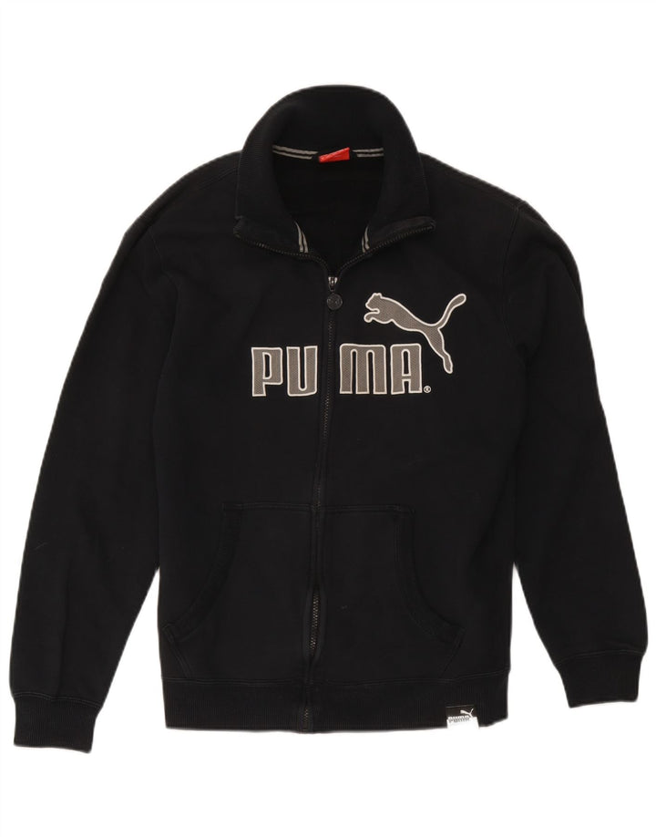 Giacca da ginnastica grafica da uomo Puma, cotone medio nero
