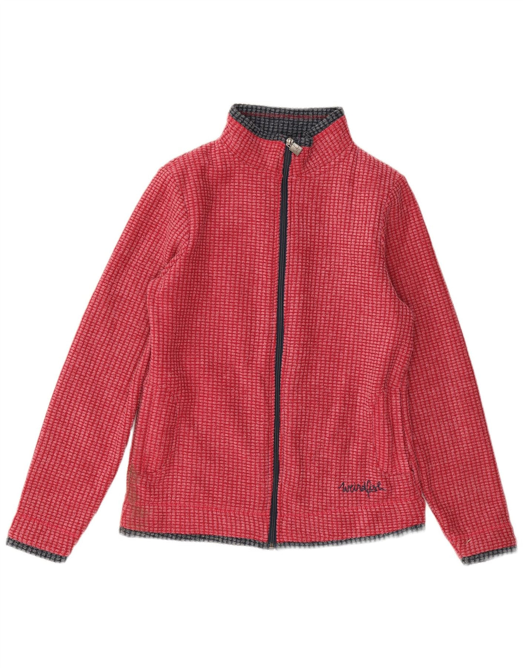 Giacca da tuta oversize da donna Weird Fish UK 10 piccola poliestere rosso