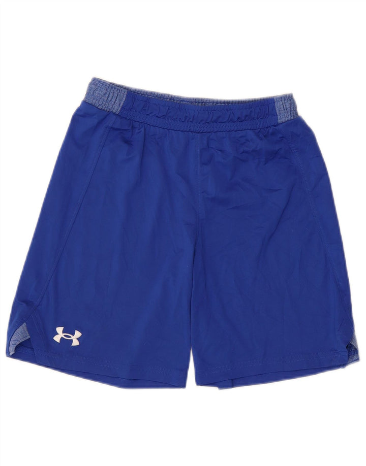 Pantaloncini sportivi Under Armour da ragazzo 9-10 anni blu medio