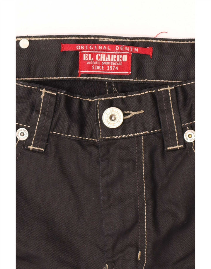 Jeans slim da donna El Charro W28 L30 neri