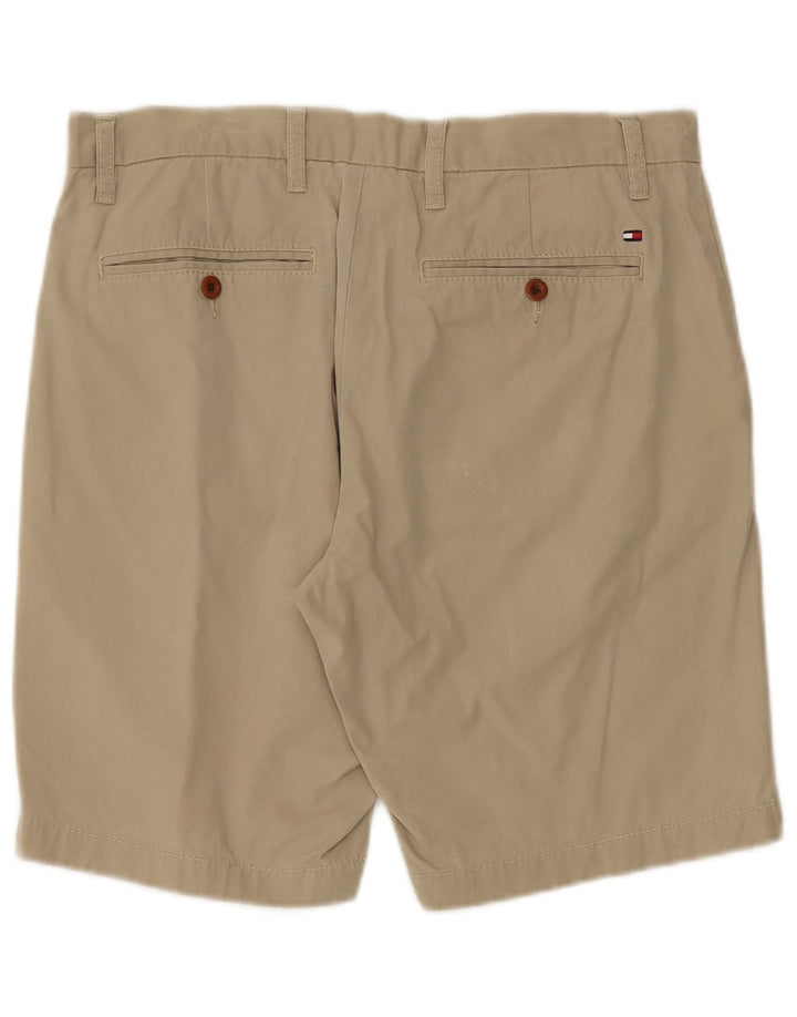 Pantaloncini chino da uomo Tommy Hilfiger W32 cotone beige medio
