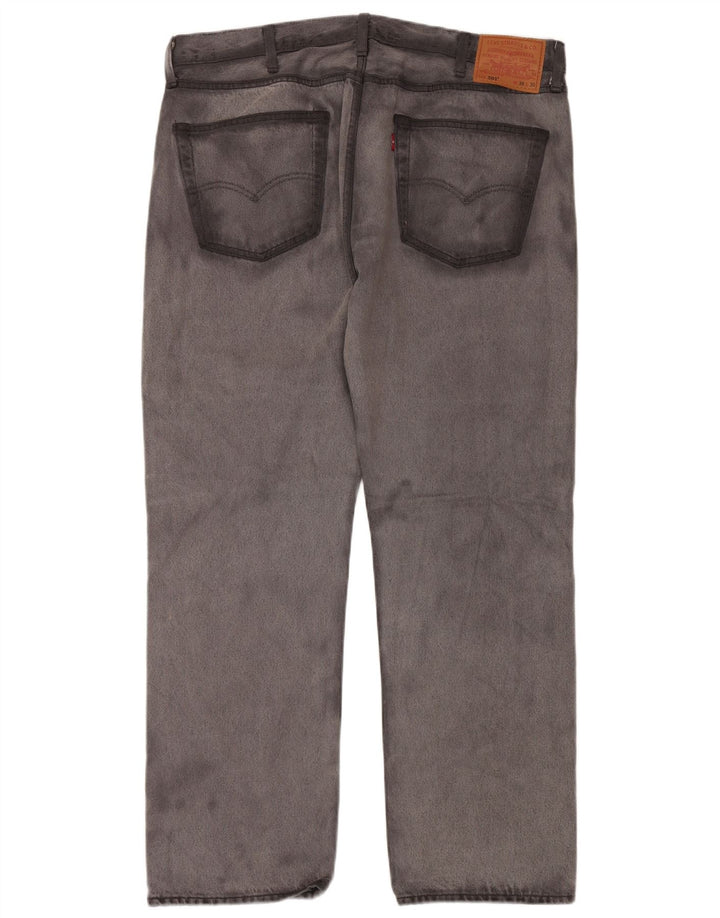 LEVI'S Jeans dritti da uomo 501 W38 L30 Cotone grigio