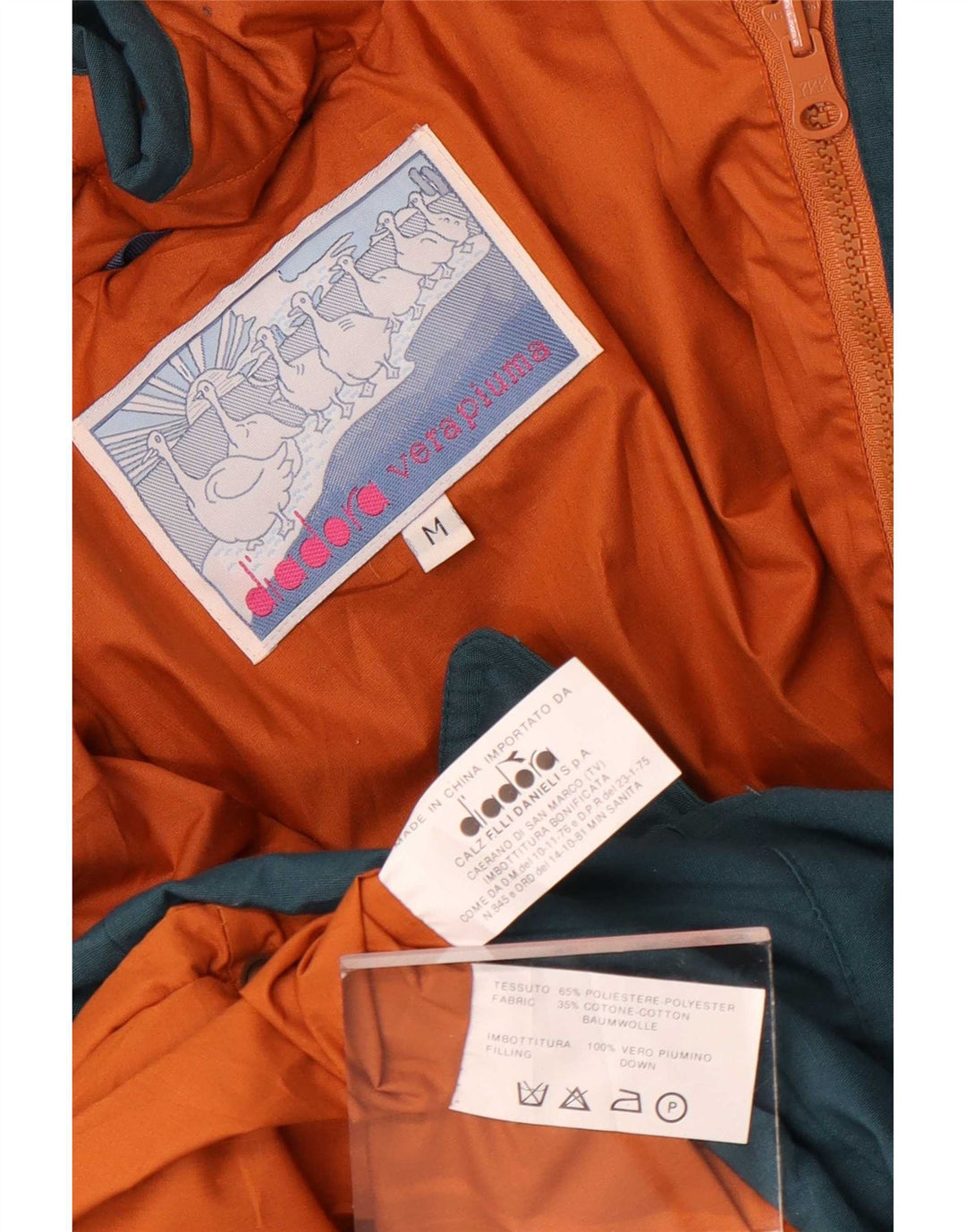 Giacca imbottita da uomo Diadora UK 38 Poliestere verde medio