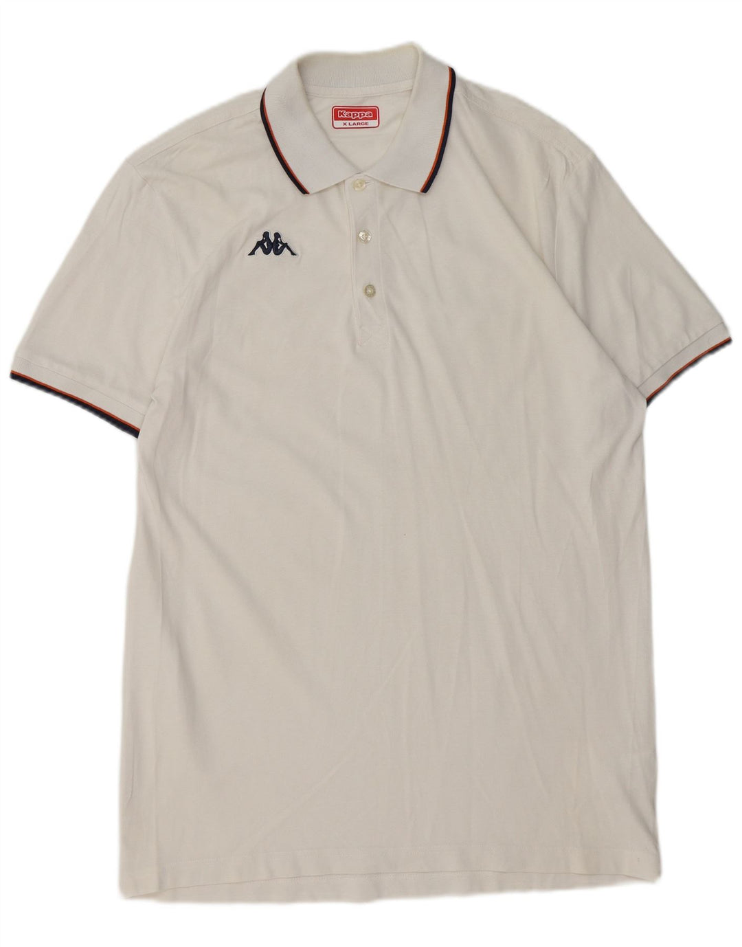 Polo Kappa Uomo XL Cotone Bianco
