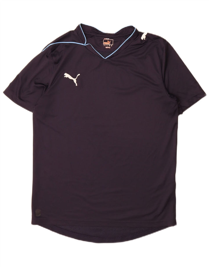 T-shirt da uomo Puma Top medio blu navy in poliestere