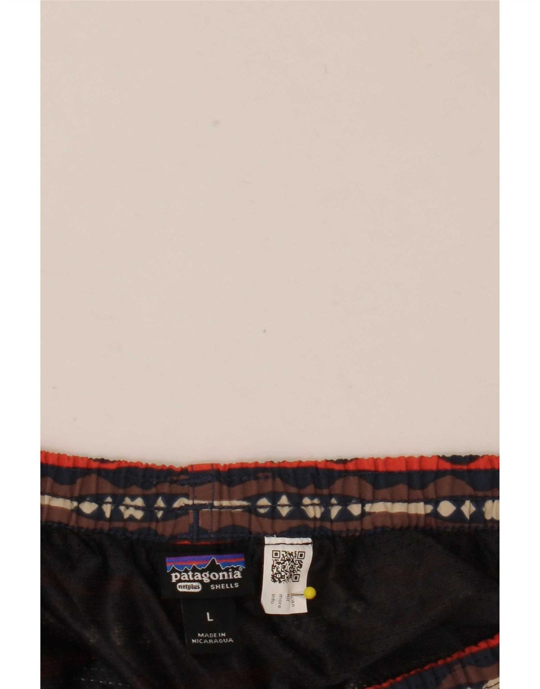 Pantaloncini da bagno da uomo Patagonia grandi geometrici multicolori