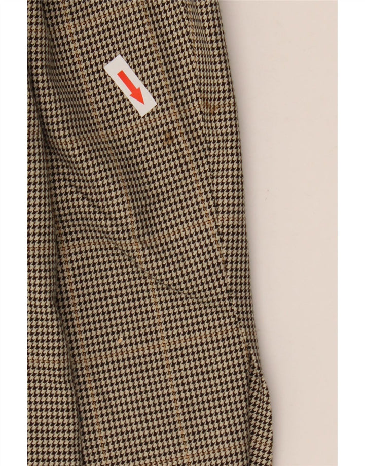 Giacca blazer a 2 bottoni da uomo Marks & Spencer UK 40 pied de poule marrone medio