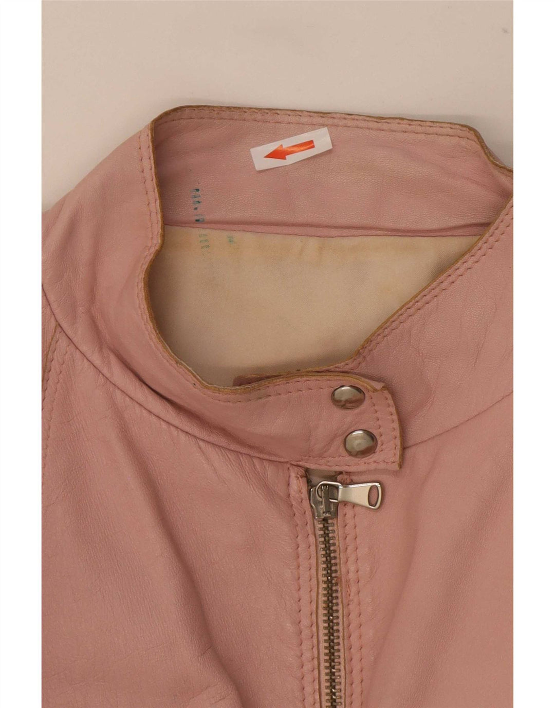 Giacca da corsa in pelle da donna Wanted IT 48 XL Rosa