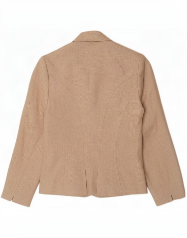Giacca blazer da donna a 7 bottoni Ralph Lauren US 8 Lino beige medio
