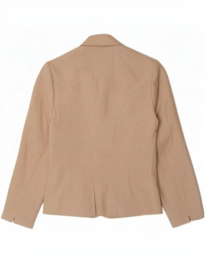Giacca blazer da donna a 7 bottoni Ralph Lauren US 8 Lino beige medio