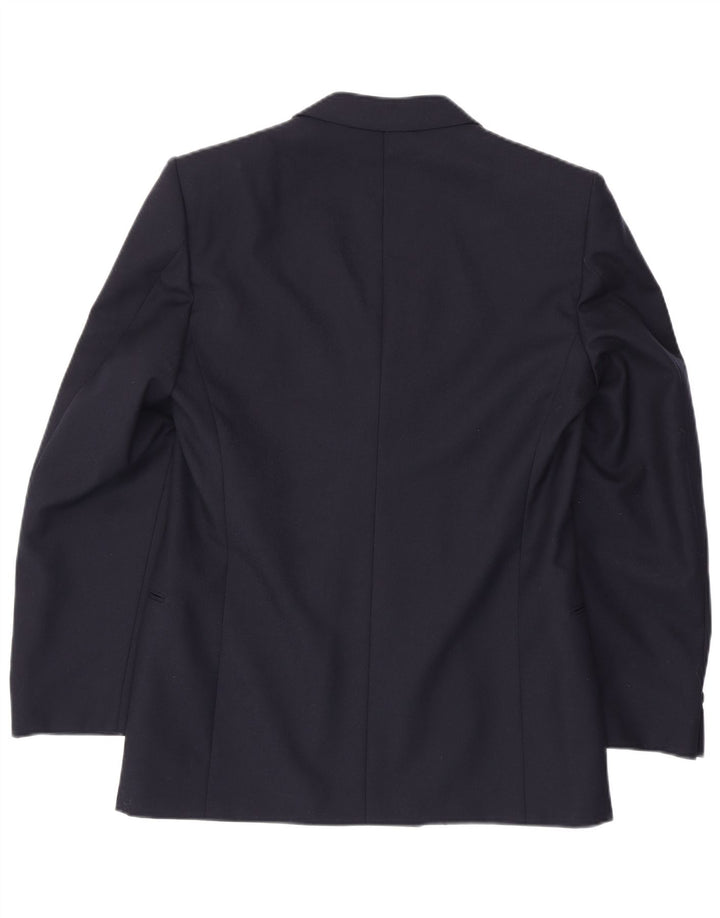 Giacca Blazer Doppiopetto Uomo FACIS IT 52 XL Blu Navy Lana Vergine