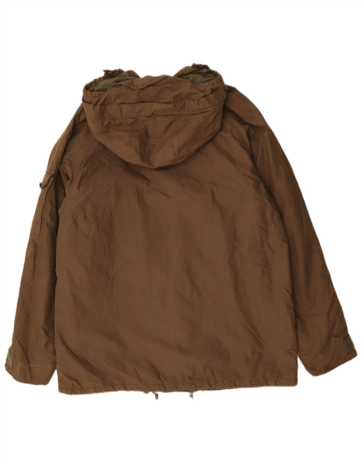 Giacca a vento con cappuccio da uomo French Connection UK 38 Marrone medio