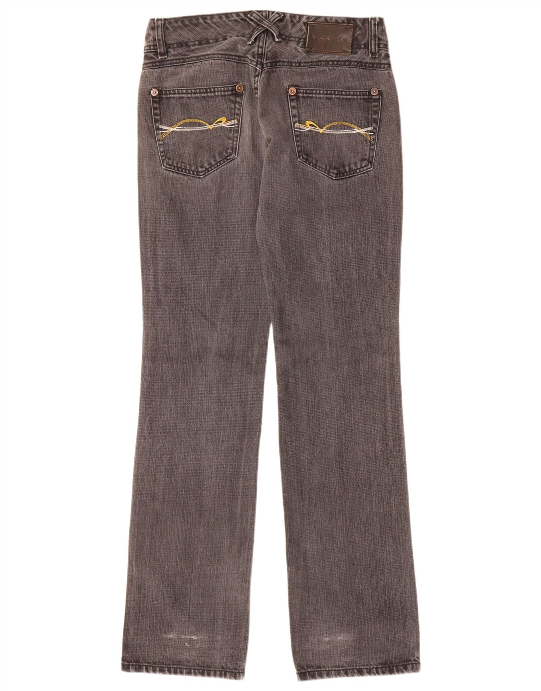 Jeans dritti da donna Max & Co. W27 L33 cotone grigio