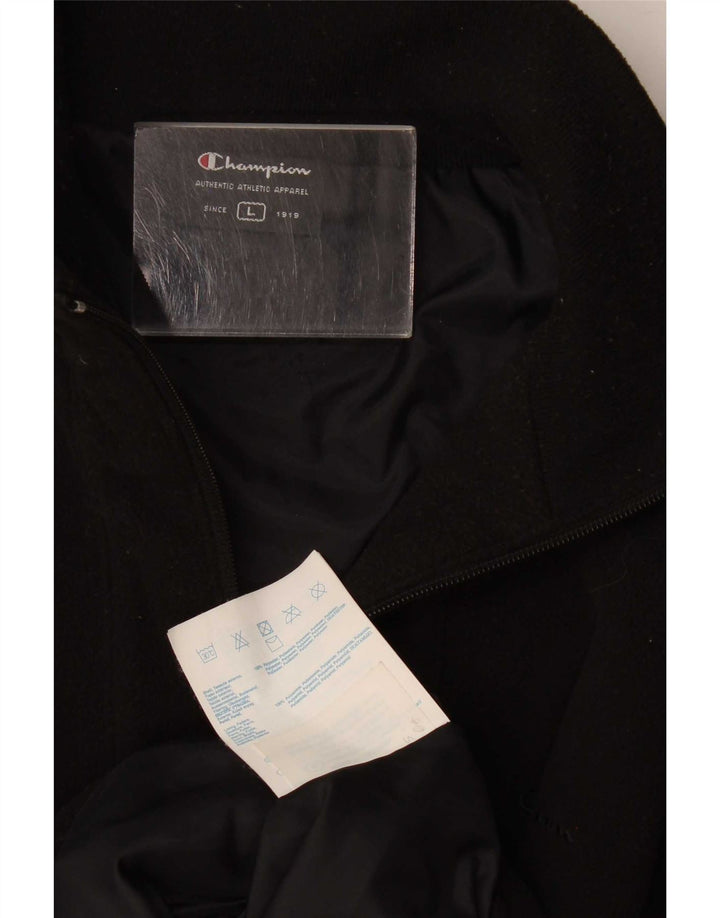 Giacca in pile da uomo Champion UK 40 Large Nero Poliestere
