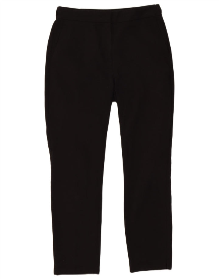 Pantaloni chino slim da donna Zara medi W28 L26 cotone nero