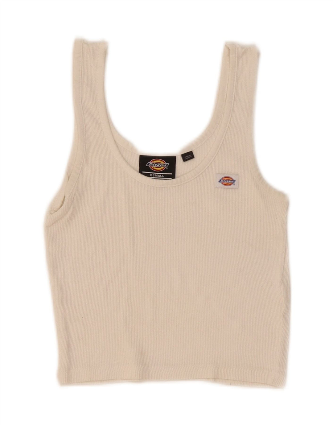 Top corto da donna Dickies UK 4 XS bianco