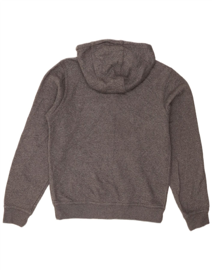 Felpa con cappuccio e zip Nike da uomo, piccola, in cotone grigio screziato
