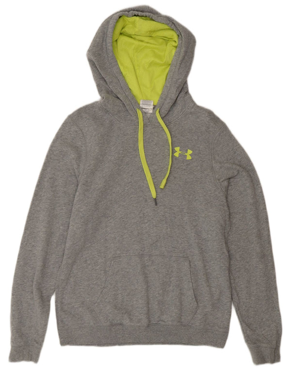 Felpa con cappuccio da donna Under Armour UK 14 Cotone grigio medio