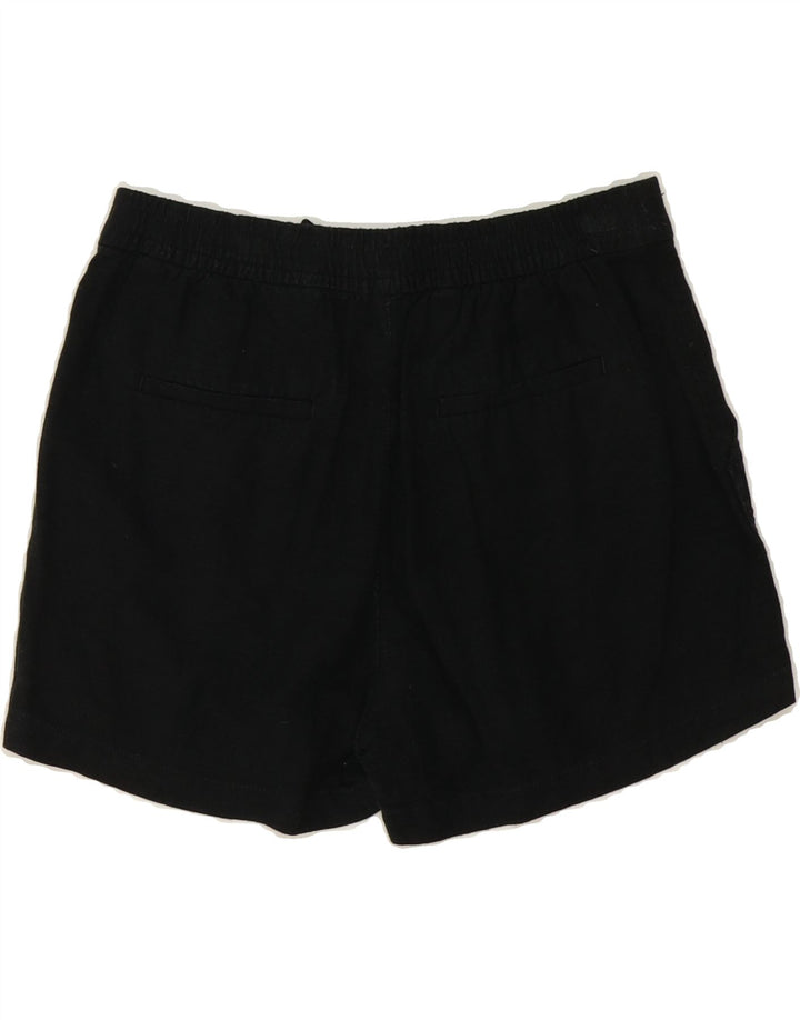 J. CREW Womens Casual Shorts XS W28 Black Linen Vintage J. Crew and Second-Hand J. Crew from Messina Hembry 