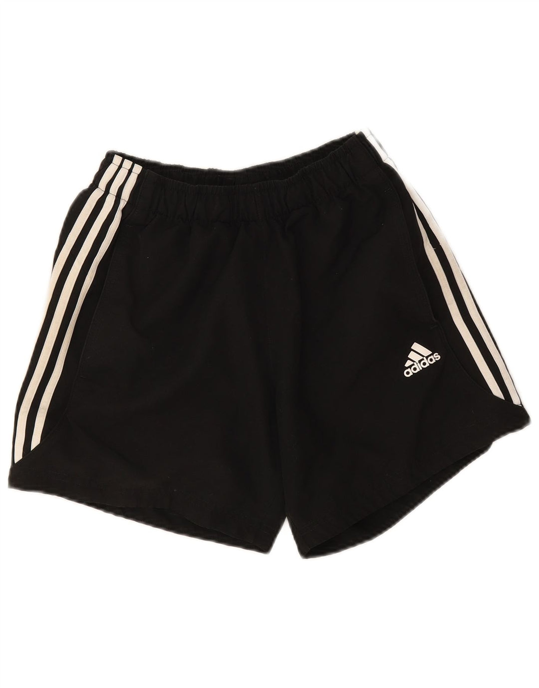 Pantaloncini sportivi Adidas da uomo piccoli in poliestere nero
