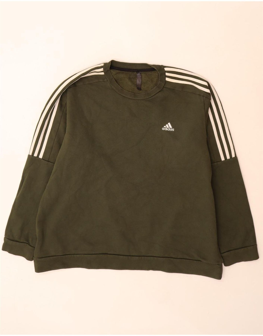 Felpa da uomo Adidas maglione 2XL cotone kaki