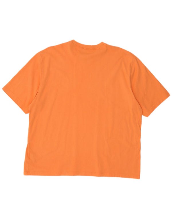 T-shirt oversize da donna Adidas UK 16/18 Large Arancione Cotone