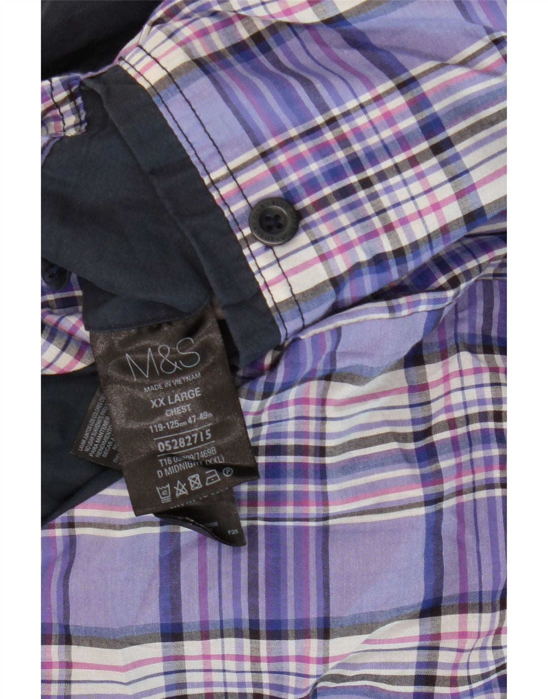 Giubbotto bomber da uomo Marks & Spencer UK 44 2XL poliestere blu navy