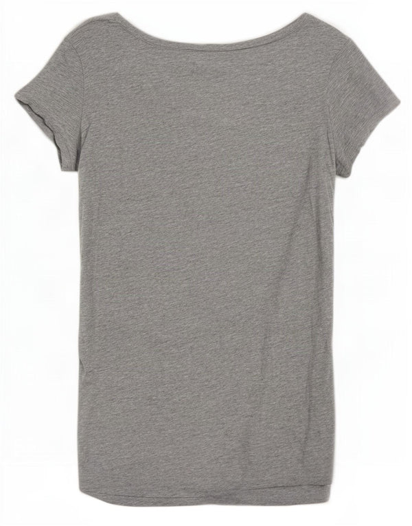 T-shirt grafica da donna Benetton Peanuts UK 14 grigio medio chiazzato