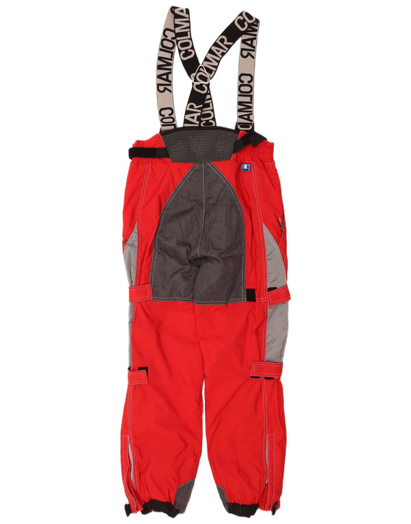 Pantaloni da sci con salopette grafica da uomo Colmar EU 52 Large Red Colourblock