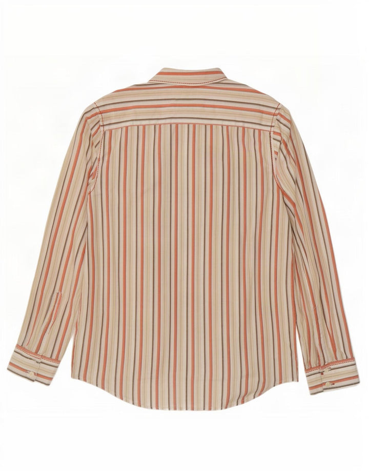 Camicia da uomo Timberland grande in cotone a righe multicolori