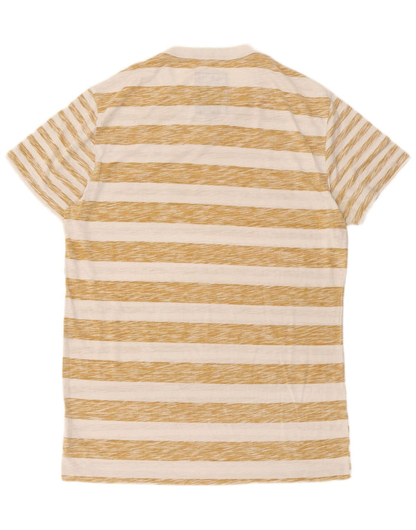 T-shirt da uomo G-Star Top grande in cotone a righe beige