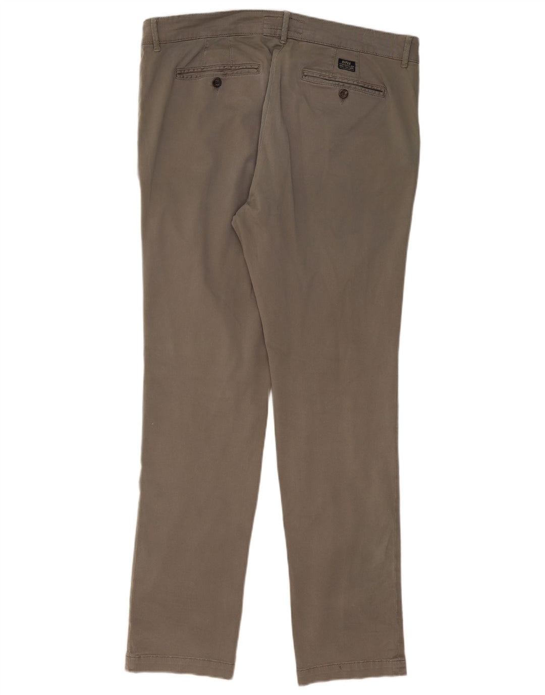 Pantaloni chino slim da uomo RIFLE W38 L33 cotone grigio