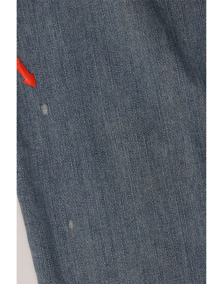 Jeans dritti elasticizzati Texas da uomo Wrangler W32 L29 cotone blu
