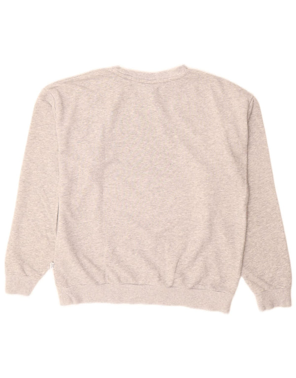 Felpa grafica da donna Puma Jumper UK 12 Cotone chiazzato grigio medio