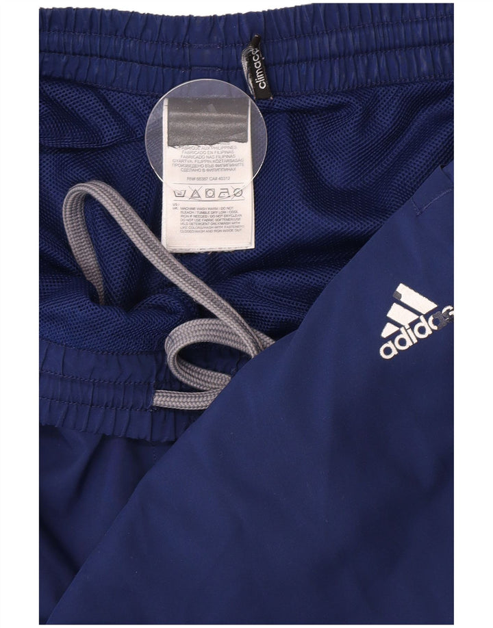 Pantaloni da tuta Adidas Climacool da uomo grandi in poliestere blu navy