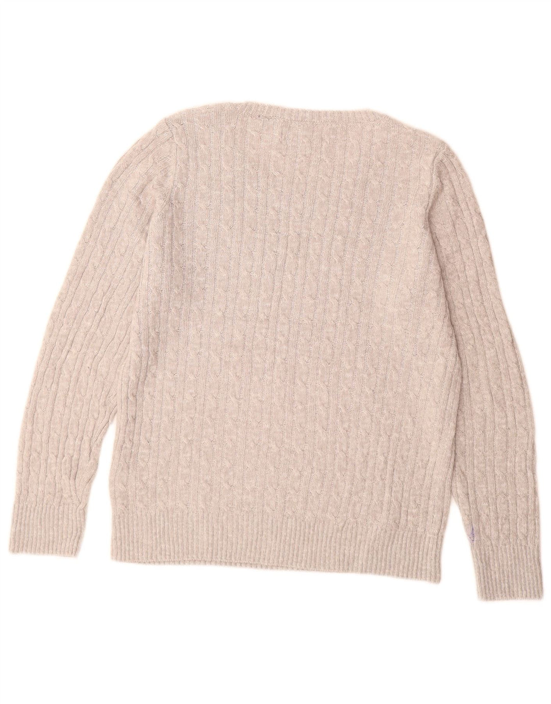 Maglione da donna con scollo a barca SUPERDRY UK 14 grande acrilico grigio